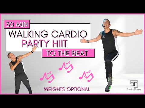 30 min CARDIO PARTY HIIT WORKOUT | No Squats or Lunges | Fun & High Intensity | To The Beat ♫