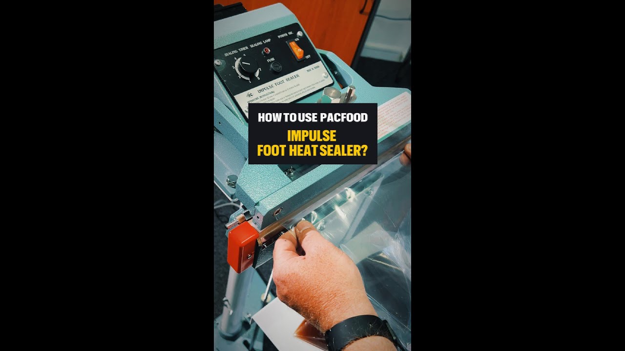 How to Operate Pac Food Foot Heat Sealer | Step-by-Step Guide #heasealingtutorial