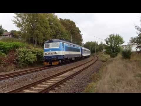 ČD 242.231 s 12 vozy: Zvláštní vlak - Masiv 2018 - Karlovy Vary - 14.9.2018