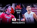 LEGENDARY MATCH | JAPAN vs USA | Men's VNL 2022