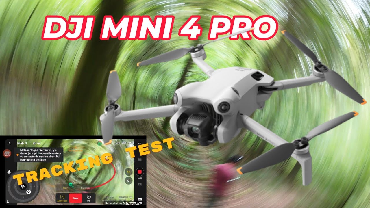 DJI MINI 4 PRO , Tracking test : ce qui va et ce qui ne va pas bien !!