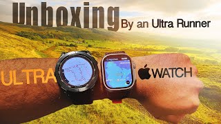 Apple Watch ULTRA unboxing by an ULTRA-RUNNER | First impressions vs Enduro 2 | Maps & Navigation 🗺