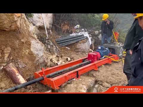 The Perfect Tool for Accurate Stone Sampling - Huada Horizontal Core Boring Machine