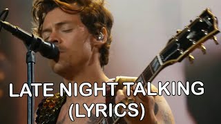 Musik-Video-Miniaturansicht zu Late Night Talking Songtext von Harry Styles