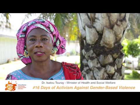 Gambian Minister of Health and Social Welfare shares her #iBelieve message for 16 Days of Activism against GBV
