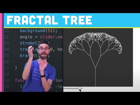 Coding Challenge #14: Fractal Trees - Recursive