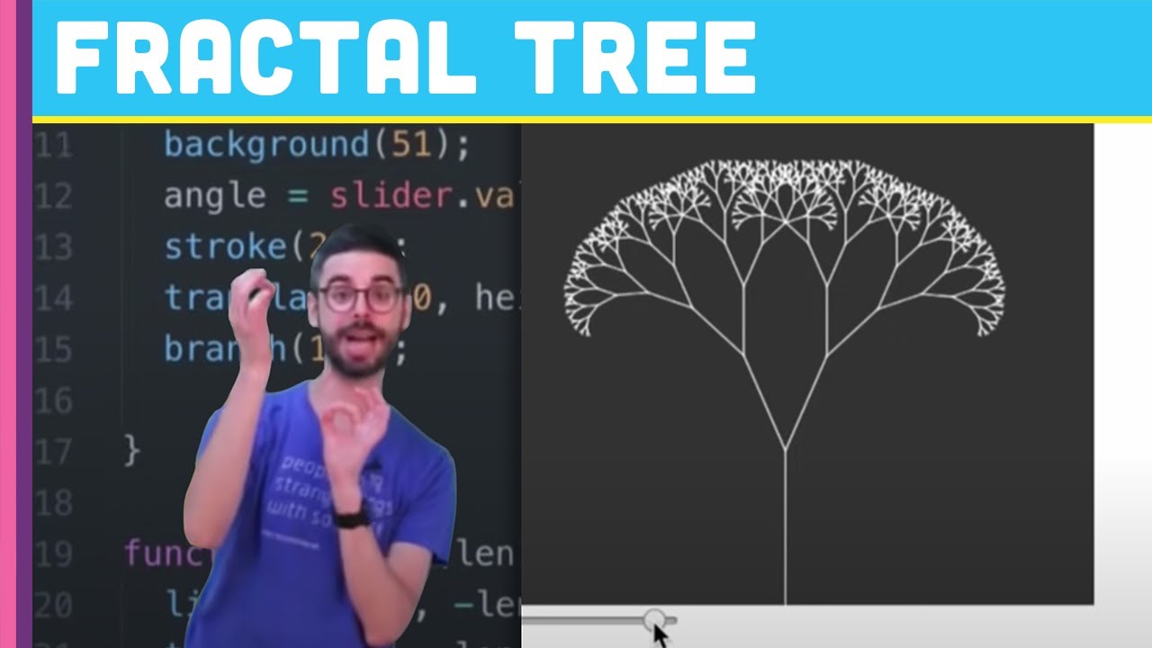 Coding Challenge 14: Fractal Trees - Recursive