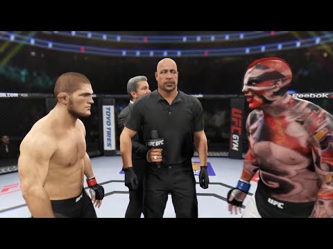 Khabib vs. Ugly Monster - EA Sports UFC 2 - Champions Fight ☝️🦅