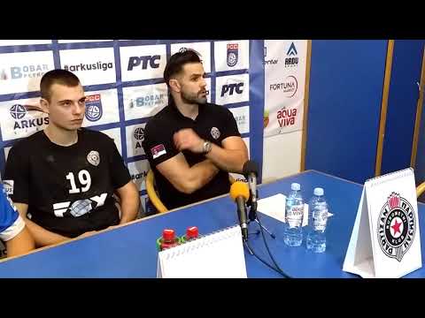 ARKUS liga 5. kolo / RK Šamot 65 - RK Partizan / Konferencija za medije