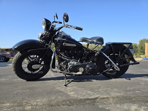 1947 Harley Davidson Knucklehead FL, 74 Cubic Inch, Excellent Driver Per Seller
