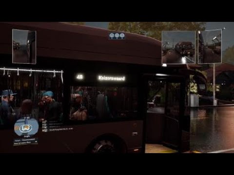 Bus Simulator 21 RET buslijn 48 vanuit Rotterdam Centraal naar Keizerswaard via Willemsbrug
