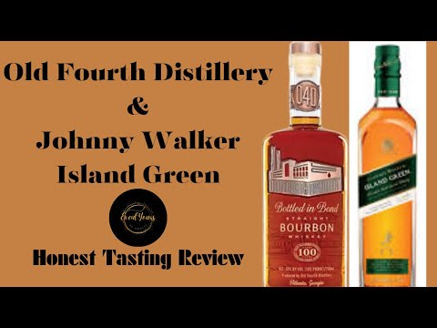 Taste and Review of Old Fourth Distillery BIB Bourbon and Johnny Walker Island Green | Honest Review
