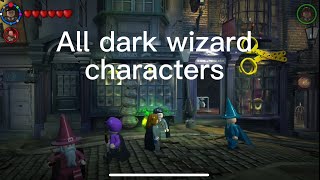 All dark wizard characters in Lego Harry Potter: Years 1–4