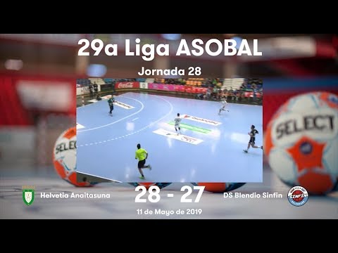 LIGA ASOBAL J28: Helvetia Anaitasuna - DS Blendio Sinfin 28-27
