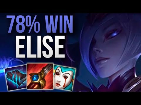 CHALLENGER 78% WIN RATE ELISE! | CHALLENGER ELISE JUNGLE GAMEPLAY | Patch 9.22 S9