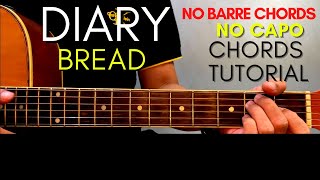 BREAD - DIARY CHORDS (EASY GUITAR TUTORIAL) for Acoustic Cover