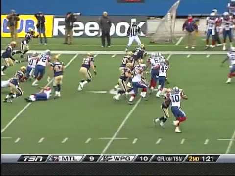 CFL Montreal 24, Winnipeg 41 - October 24, 2009