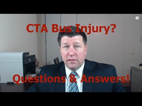 CTA Bus Injury - What Should You Do If You Got Hurt on the CTA?