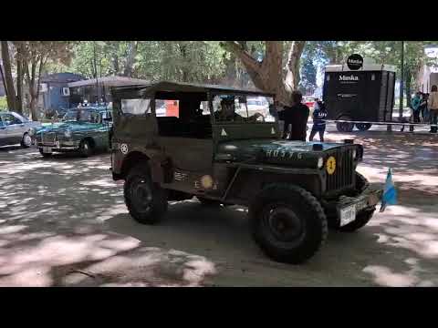 Llegada de la caravana de AVAR al parque Sarmiento de Río Cuarto Córdoba 