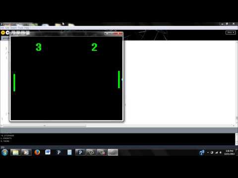 Processing Kinect Pong Game