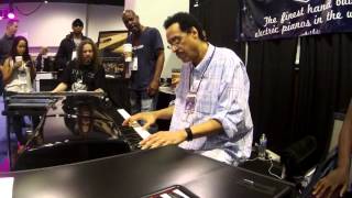 Larry Dunn at Vintage Vibe NAMM 2014