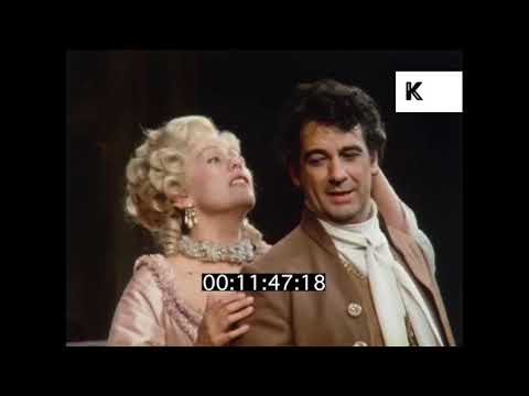 1980s Placido Domingo and Kiri Te Kanawa Rehearse | Kinolibrary