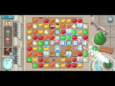 We Bare Bears Match3 Repairs Level 447 - No Boosters