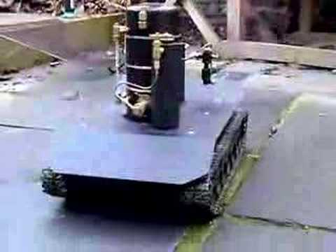 Steam Powered Tank Model (Radio Controlled)