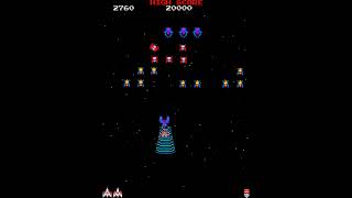 Galaga (Arcade, 1981) – 100 Stages High Score Survival Session (Single Player) 🚀👾🌀