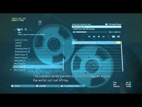 Metal Gear Solid V - Tape Recordings: Africa Today 3: "Private Force Zero Risk Security" Dialogue