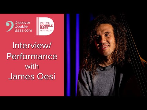 James Oesi - Interview & Solo Performance at the Dutch Double Bass Festival