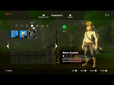 Warm Doublet - Great Plateau - Breath of the Wild - Nintendo Switch Games