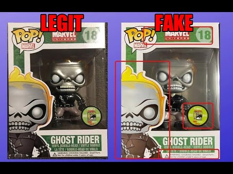 Funko Pop Legit Guide "Real Vs Fake": GHOST RIDER #18 SDCC 2013 – MARVEL