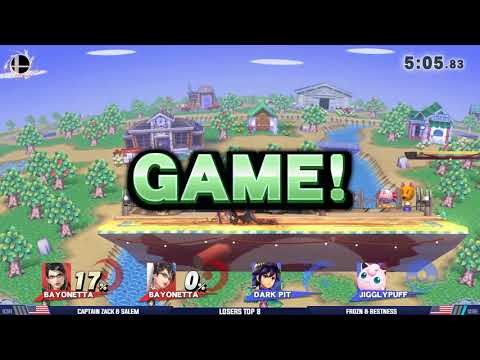 Smash'N'Splash 4 Losers Top 8  -  Captain Zack + MVG | Salem vs  Frozn + AMD | BestNess