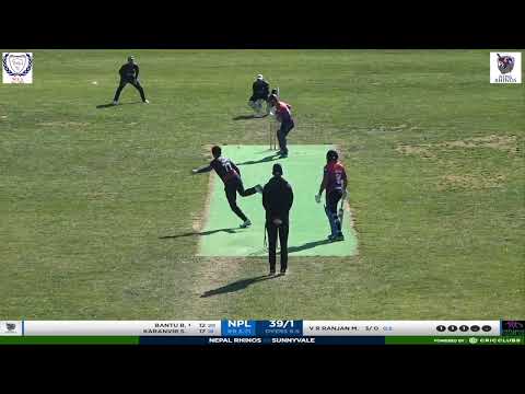 NEPAL RHINOS  VS  SUNNYVALE CC - NCCA T20 WINTER LEAGUE 2021-22 GROUP D