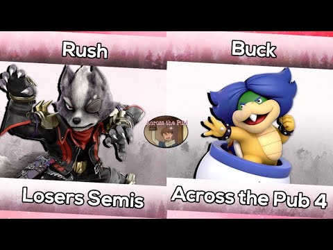 Rush (Wolf) vs. Buck (Bowser Jr.) | Across the Pub 4 | Smash Ultimate LSF
