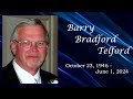 A Service Of Death Resurrection Honoring The Life Of Barry Telford