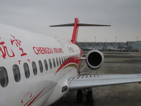 Chengdu Airlines ARJ21-700 - Voo de Chengdu Shuanliu (CTU) para Changsha Huanghua (CSX), China