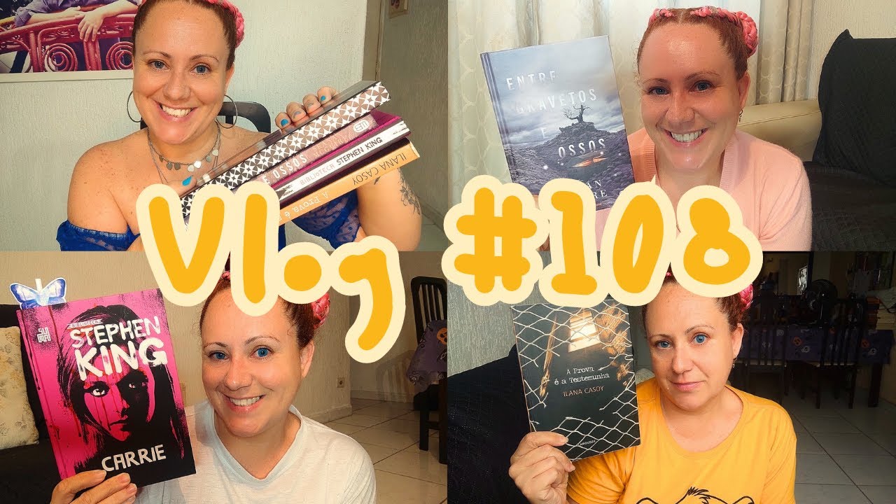 Vlog #108 | Rotina e leituras de terror e horror