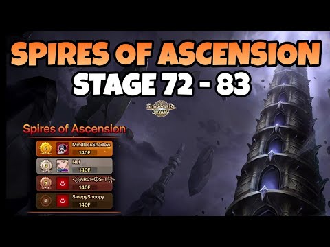 SPIRES OF ASCENSION STAGES 72 - 83 [Summoners War : Sky Arena]