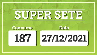 Capa de SUPER SETE 187