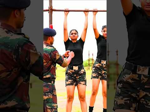 indian army girls hard training #8kvideo #shorts