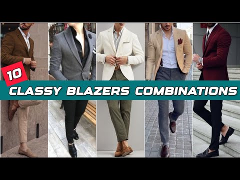 10 Attractive Blazers with Matching Shirt and Pant...