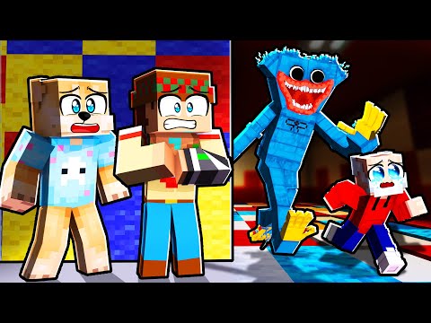 ASUSTE a mis AMIGOS con POPPY PLAYTIME en MINECRAFT... 💥💀😨 SILVIOGAMER MINECRAFT PERO 🧨