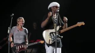 Keith Urban and Nile Rodgers at the Staples Center