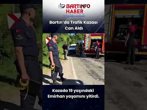 Bartın'da Trafik Kazası Can Aldı, Kazada 19 yaşındaki Emirhan yaşamını yitirdi #bartın #haber