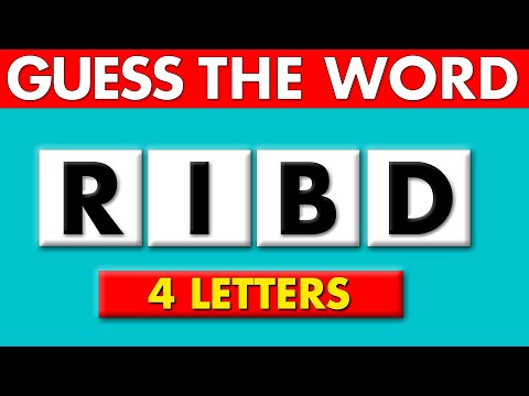 SCRAMBLED WORD GAME | 4 Letters Words In English