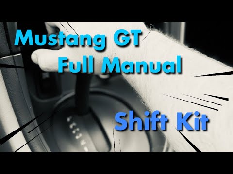 Mustang 4r70w manual valvebody conversion