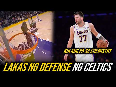 LUKA INAMIN na Kulang pa sa Chemistry kina Lebron at Reaves | Naisahan ulit ng Celtics Ang Lakers