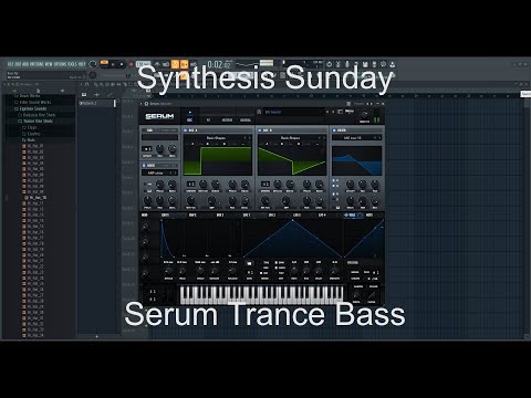 Synthesis Sunday Serum Trance Bass